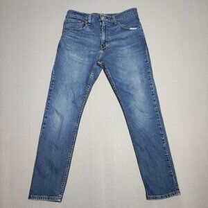 Levi's 512 jeans men's size (W32/L30) W31/L29 medium washed ink blue colour